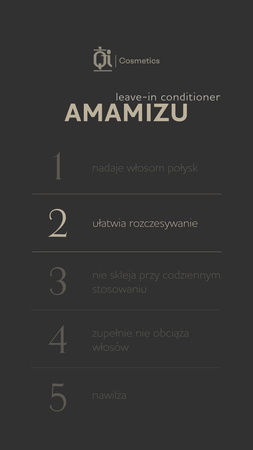 AMAMIZU bezoplachový kondicionér ve spreji